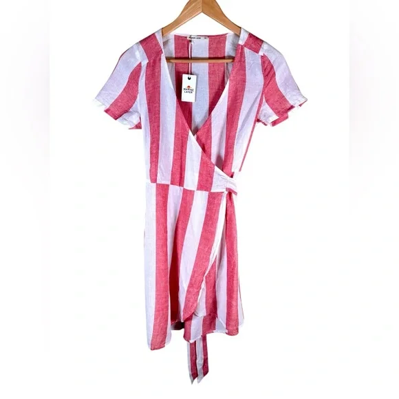 NWT Marine Layer Frances Wrap Dress - Picture 3 of 12